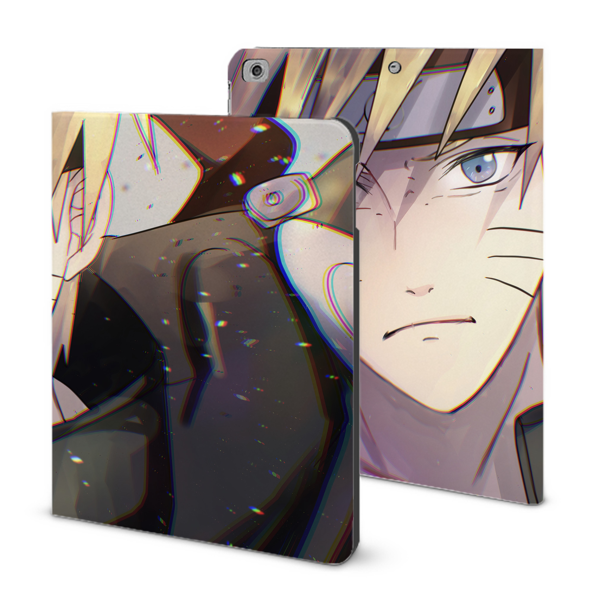 （画像用） NARUTO -ナルト- NARUTO -ナルト- 疾風伝 IPad ケース ブック型 PUレザー TPU 耐衝撃 軽量 薄型 ペン収納なし 全面保護 IPad 各モデル対応
